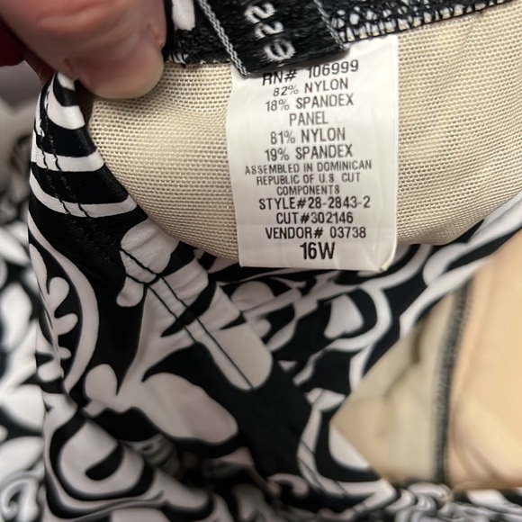 NWOT Jessica London size 16W tankini top - Picture 4 of 5